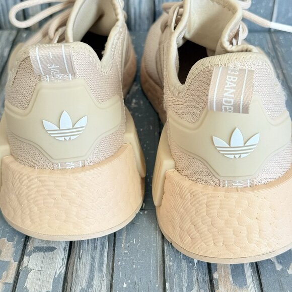 Adidas NMD R1 Women's Sneakers Running Shoe Athletic Footwear Peach Trainer Sz 6 - Picture 5 of 13